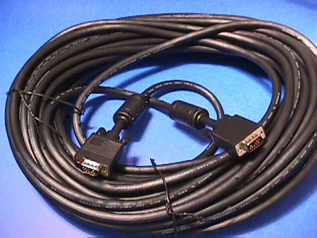 100FT SVGA CABLE MONITOR UL2919 HD15 Male to Male
