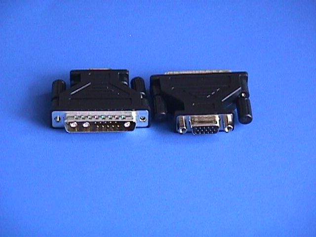 13W3-M TO VGA HD15-F ADAPTER FIXED