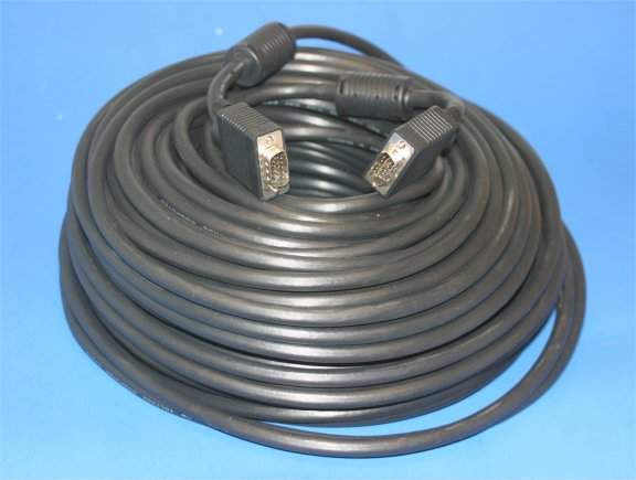 150FT SVGA Monitor Cable UL2919 HD15 Male to Male 26AWG