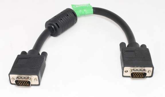 1FT SVGA CABLE MONITOR UL2919 HD15 Male to Male