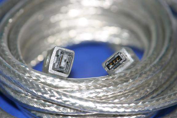 6FT FIREWIRE 1394B BILINGUAL CABLE SILVER 9PIN 6PIN