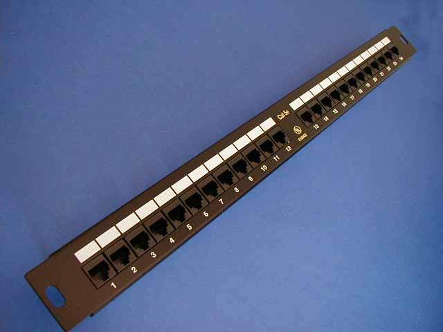 CAT5E PATCH PANELS 24 PORT