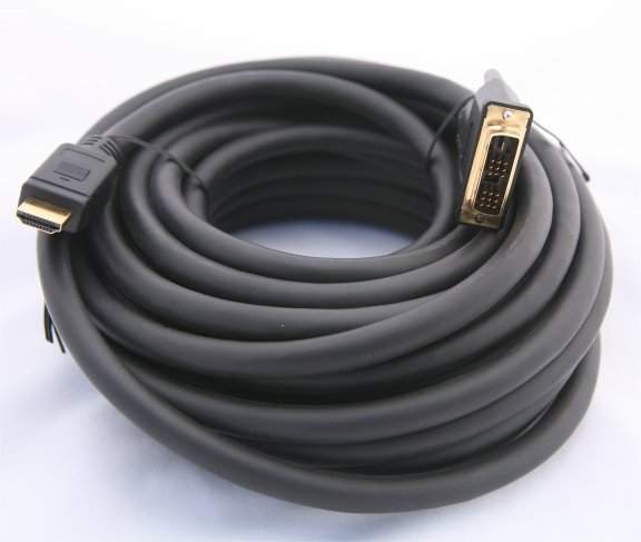 DVI HDMI CABLE PREMIUM 10Meter ~ 35Ft