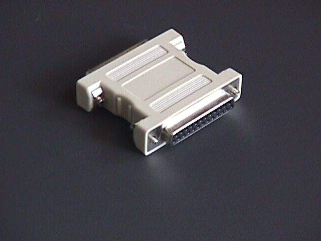 NULL MODEM ADAPTER DB25 F-F