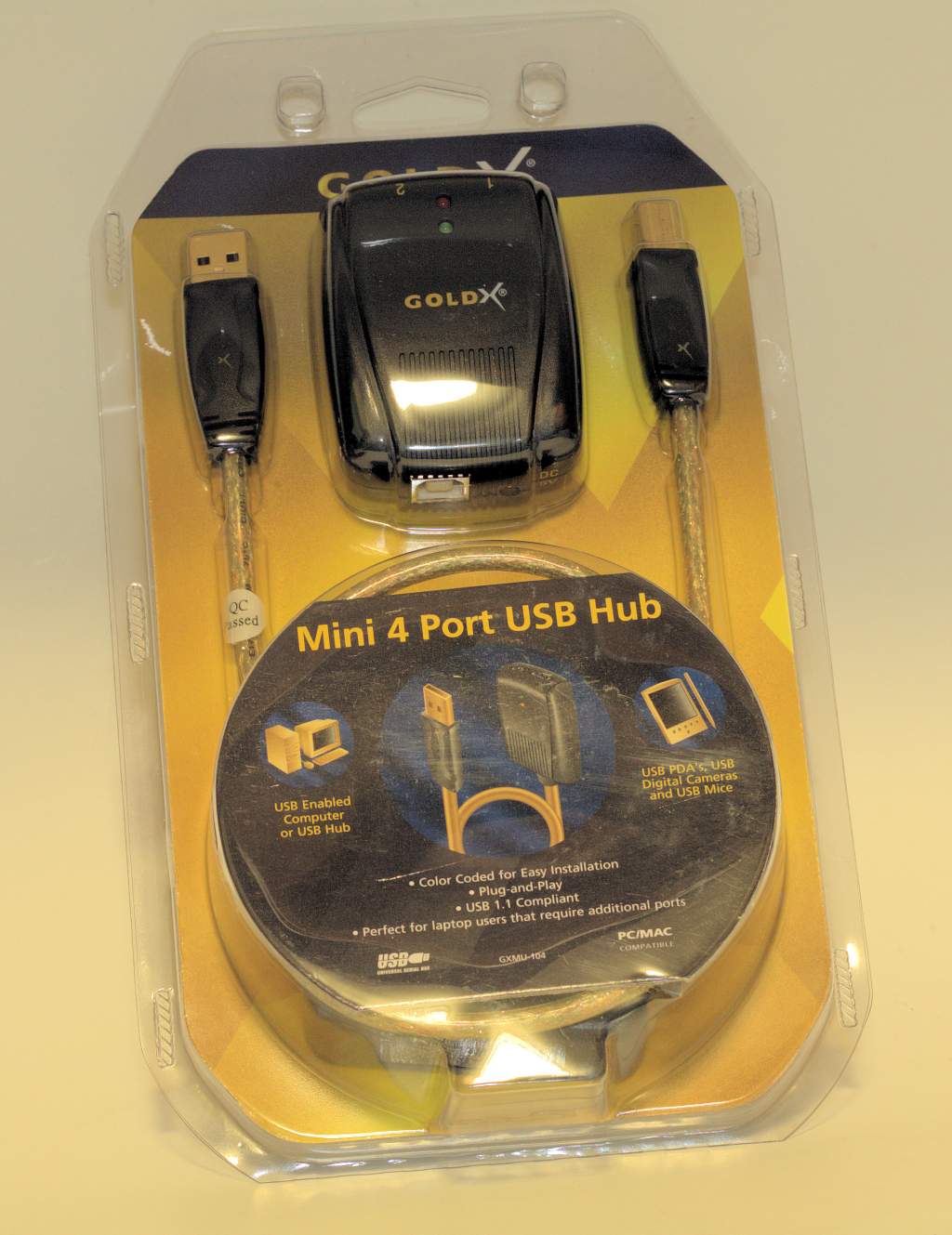 USB 1.1 4-PORT POWERED HUB