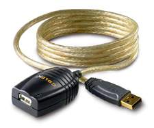 USB ACTIVE EXTENSION CABLE v2.0 PREMIUM GOLD 16FT