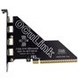 4-Port OCuLink PCIe X16 Adapter Card – High-Speed PCIe Expansion
