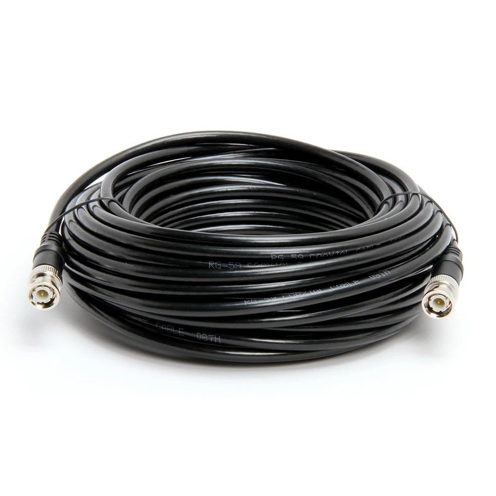 50FT BNC Cable RG59U CCTV Video 75ohm Security Camera Coaxial Cord DVR Satellite