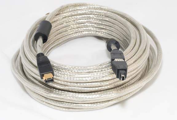 10 Meter Firewire Cable 6PIN 4PIN with Adapter 1394a 33FT