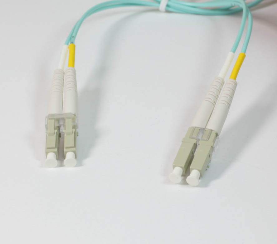 10Gb Duplex Multimode 50 125 OM3 Fiber Patch Cable LC-LC Aqua 1M ...