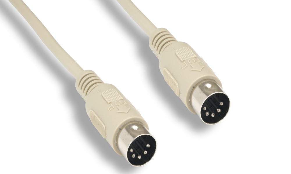 6FT KEYBOARD Cable DIN5 Male to Male