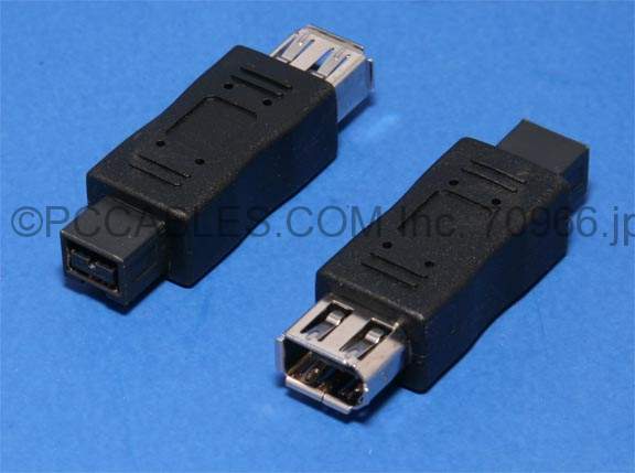 9 Pin Male to 6 Pin Female Adapter Firewire