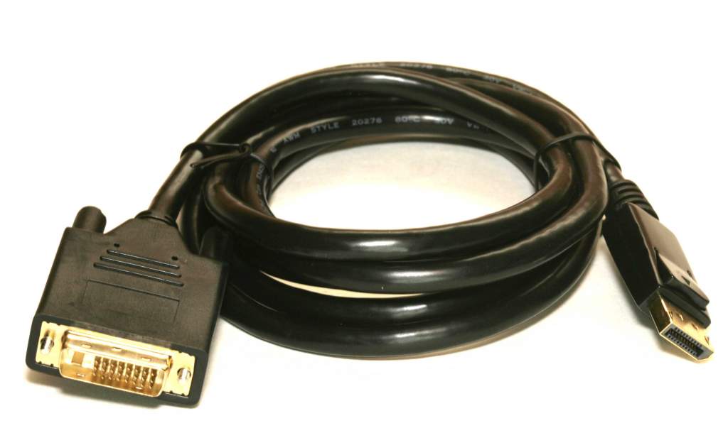 DisplayPort Male to DVI-D Male 3 Meter Cable Premium 10Ft