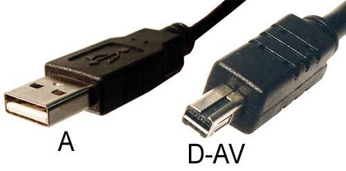 KONICA MINOLTA DIMAGE USB-500 Camera Cable 4 pin DCUP-11 6FT