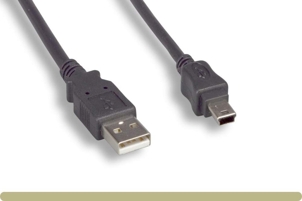 USB Camera Cable MINI-B 5-Wire FUJI D1 6FT