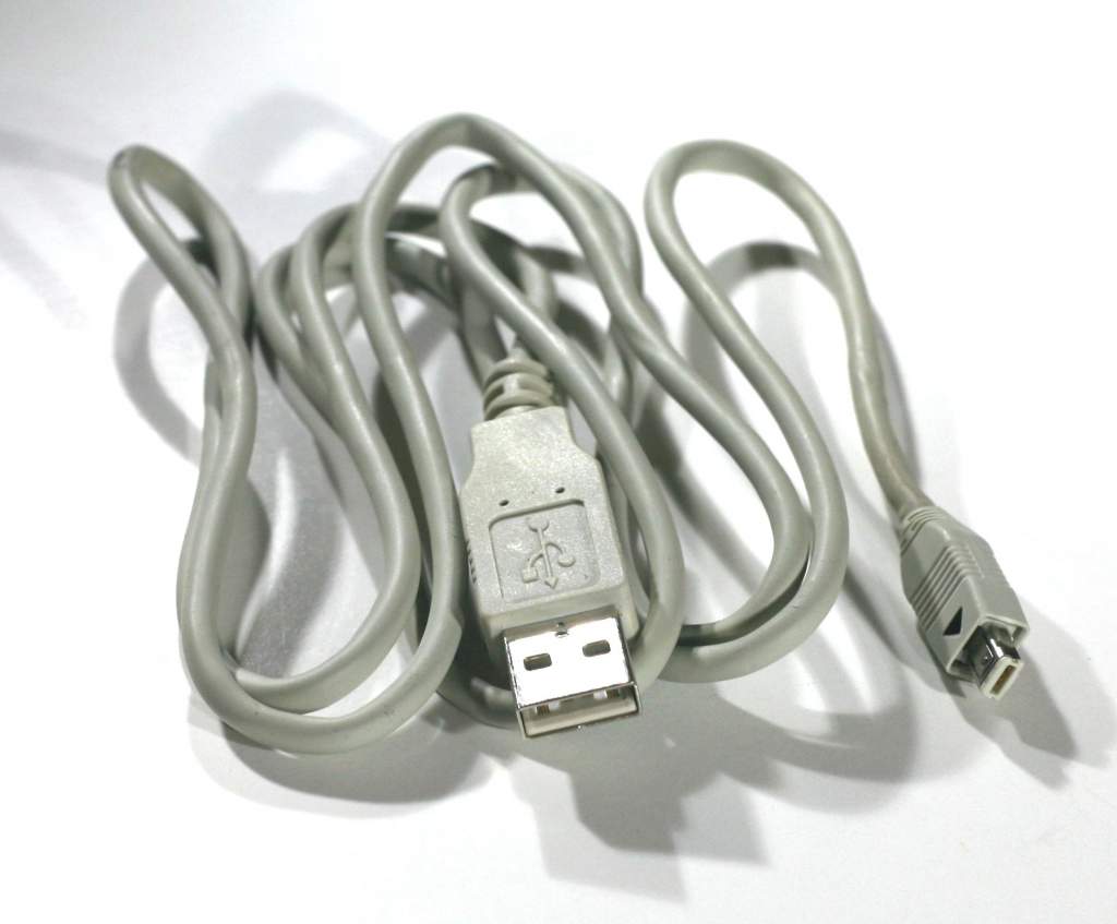 USB Camera MP3 Cable B 8-Wire D20 Cable 3FT