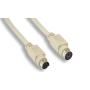 50FT KEYBOARD-MOUSE Extension Cable MiniDIN6 Male to Female PS2