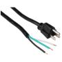 3-Wire Appliance and Power Tool Cord 6FT  16 AWG SJT Unterminated