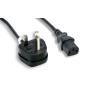 UK England Power Cord IEC-60320-C13 To BS1363 With Fuse 6FT
