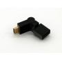HDMI Male Female Flexible Right Angle Connector Swivel Adapter Extender 4K 1080P
