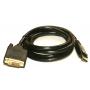 DisplayPort Male to DVI-D Male 3 Meter Cable Premium 10Ft