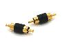RCA-Male to RCA-Male Adapter Gold 2-Pack