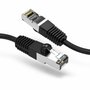 50FT Cat6 STP Shielded Snagless RJ45 Ethernet Patch Cable Black