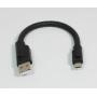 USB 2.0 Micro-B Gooseneck Cable 6 Inch Flexible Firm