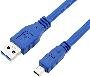 USB-A to Mini-B 10-Pin Cable 1 Meter USB 3.0 MiniB 10PIN