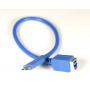 USB 3.0 B Female to USB MicroB 3.0 Male Adapter Cable