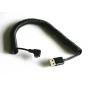 MicroUSB Cable MICRO-B Coiled Black